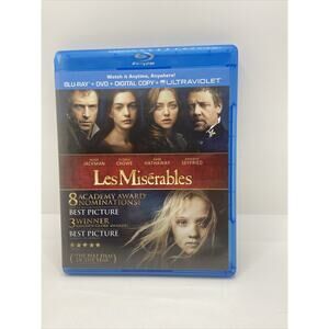 Les Misérables (Blu-ray/DVD, 2013, 2-Disc Set, Includes Digital Copy...